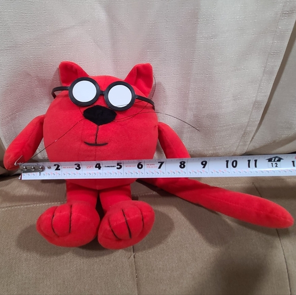 Red Catbert Plush Cat Dilbert Comic Strip Evil HR - Picture 5 of 6